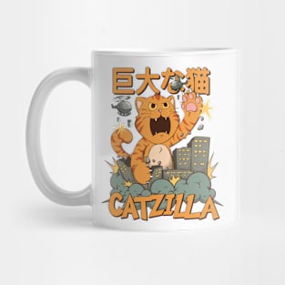 Orange Catzilla Mug